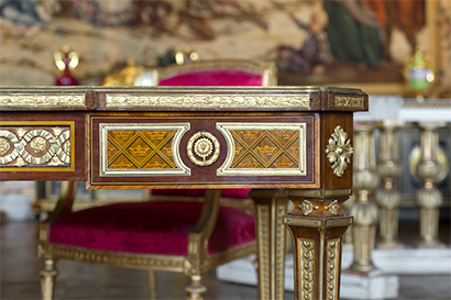 Gustav III:s skrivbord Georg Haupt Kungliga slottet Gustavianskt