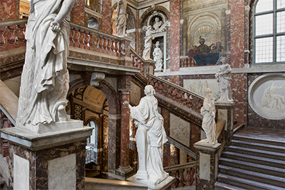 Hedvig Eleonora trapphuset Drottningholms slott barock