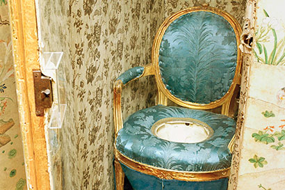 Gustaviansk toalett Kina slott Drottningholm